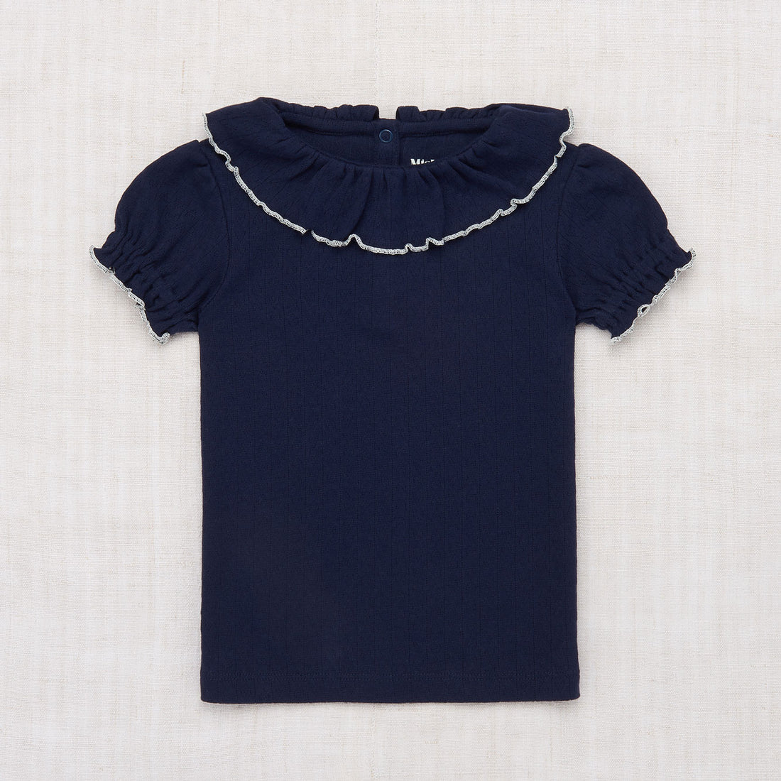 Misha and Puff Maritime Blue Hearts Balloon Sleeve Paloma