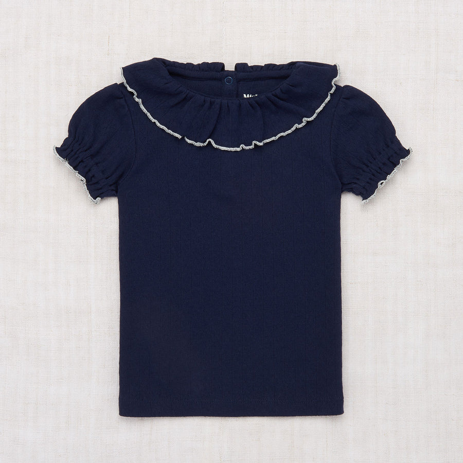 Misha and Puff Maritime Blue Hearts Balloon Sleeve Paloma