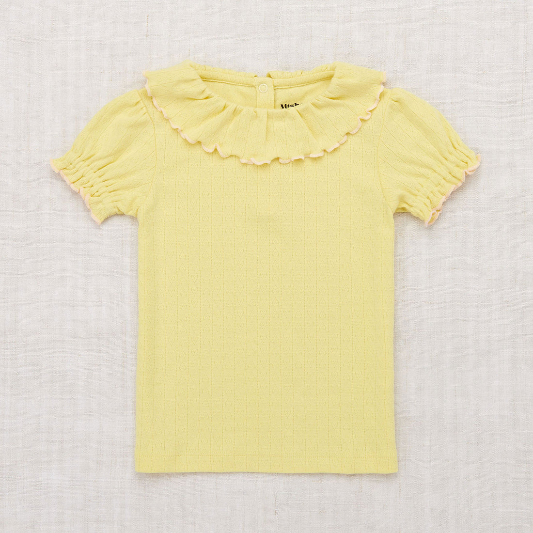Misha and Puff Vintage Yellow Hearts Balloon Sleeve Paloma
