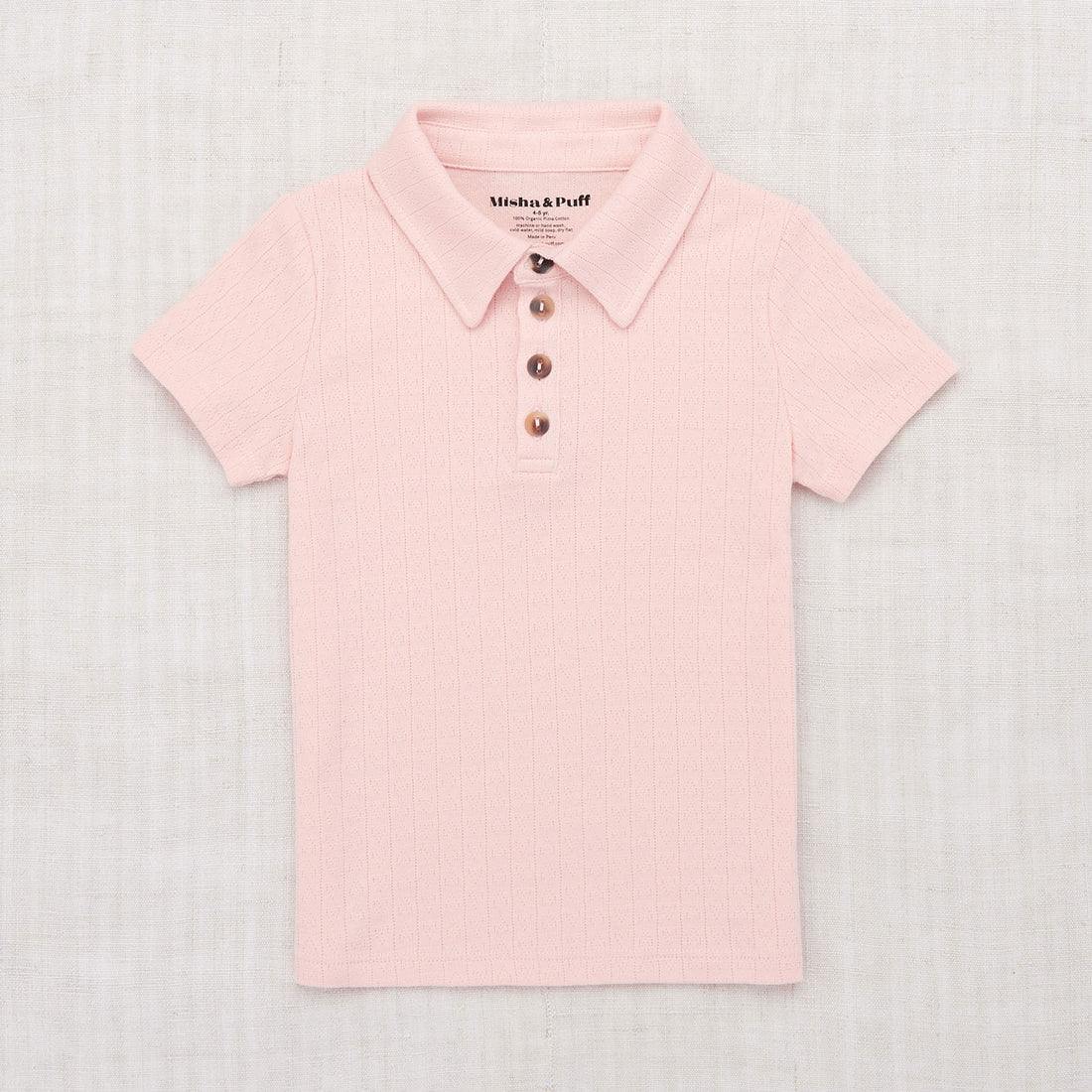Misha and Puff English Rose Hearts Polo Shirt