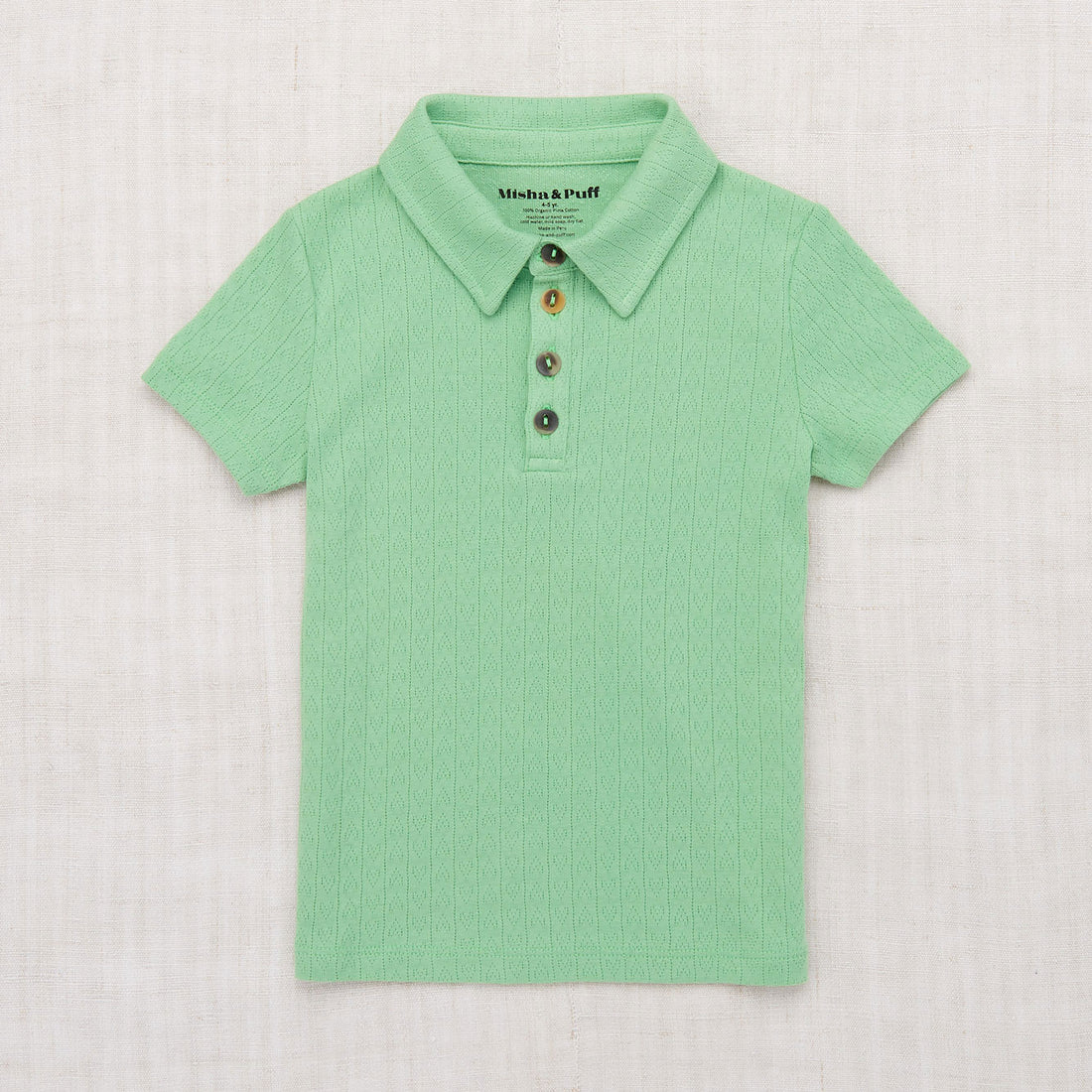Misha and Puff Peapod Hearts Polo Shirt