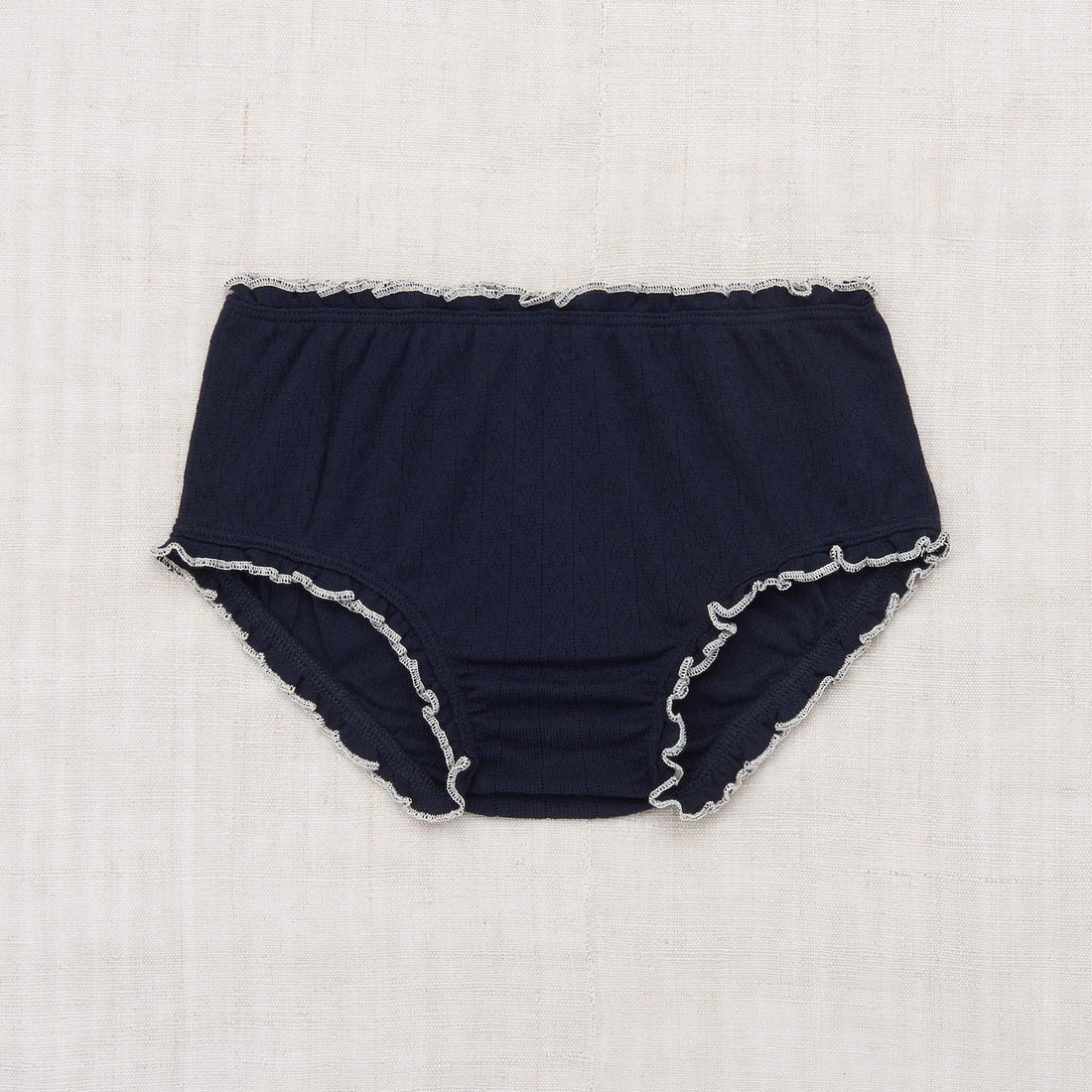 Misha and Puff Maritime Blue Hearts Ruffle Brief