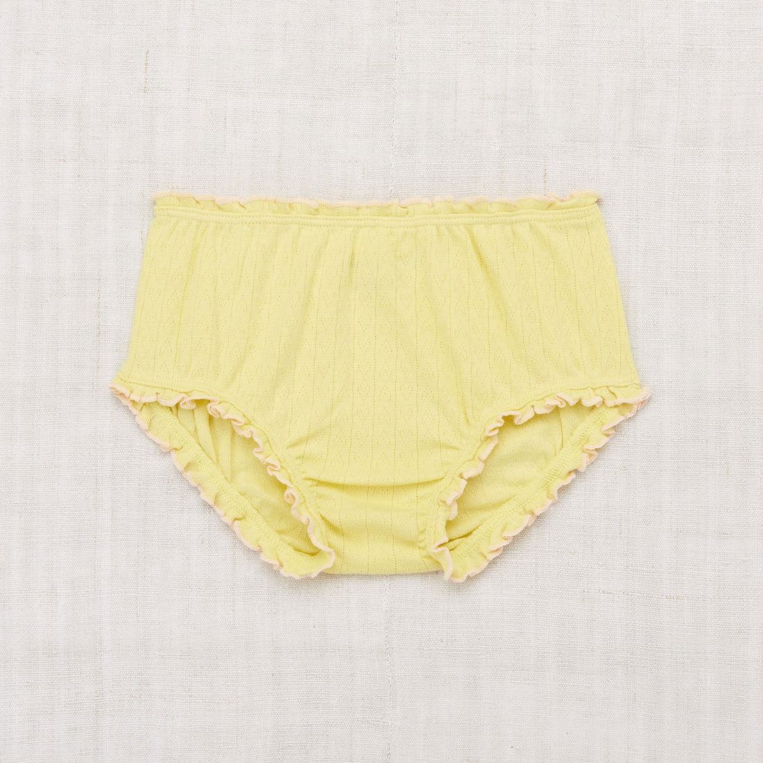 Misha and Puff Vintage Yellow Hearts Ruffle Brief