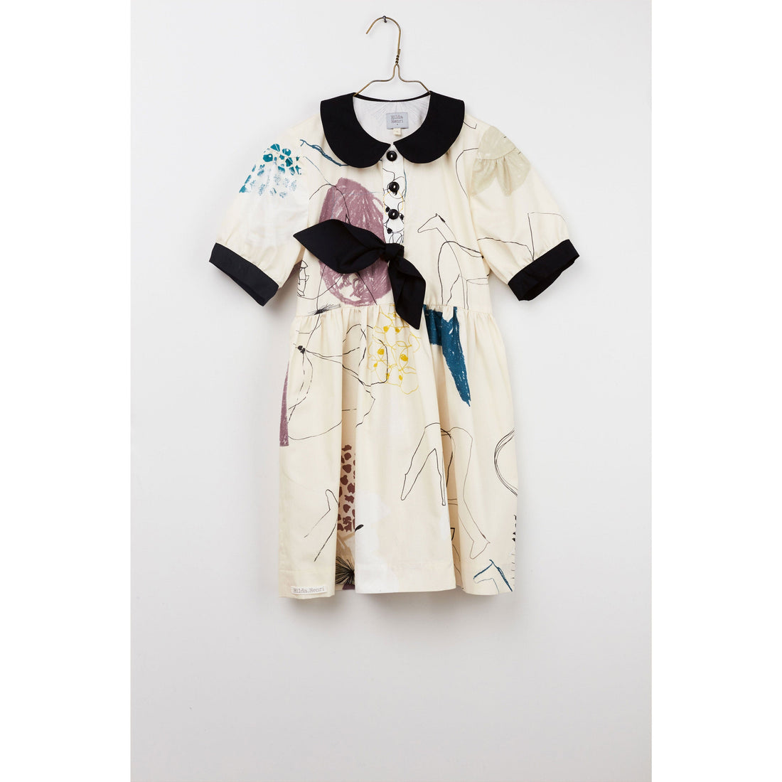 Hilda.Henri dresses Hilda.Henri Nostalgic Print Cacilia Dress