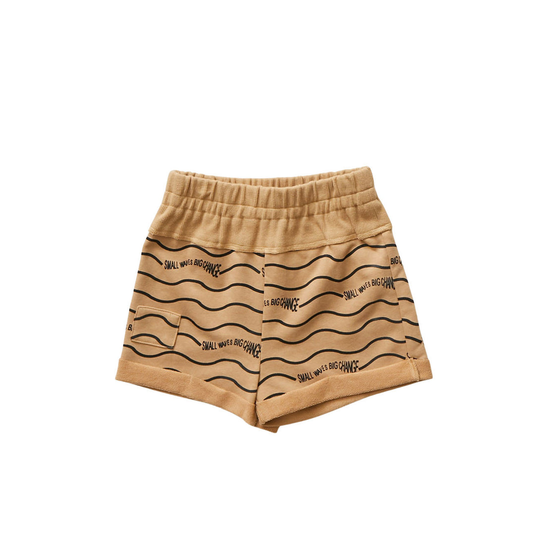 Hey kid Tan Sun Logo Shorts- Girl