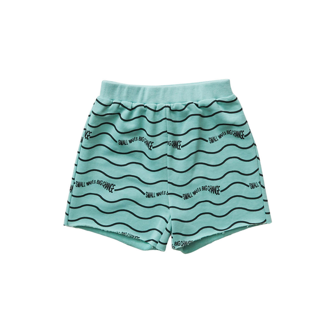 Hey kid Sage Sun Logo Shorts