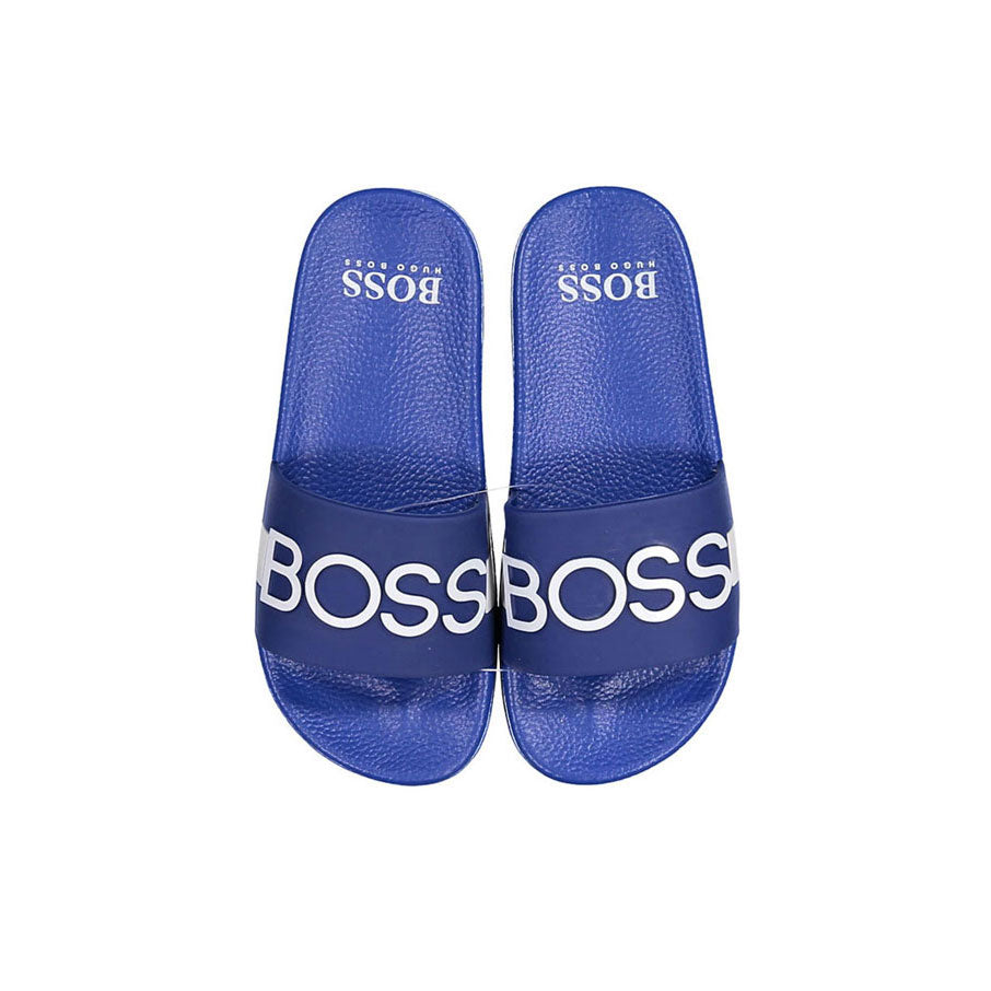 Hugo Boss shoes Hugo Boss Electric Blue Logo Slides