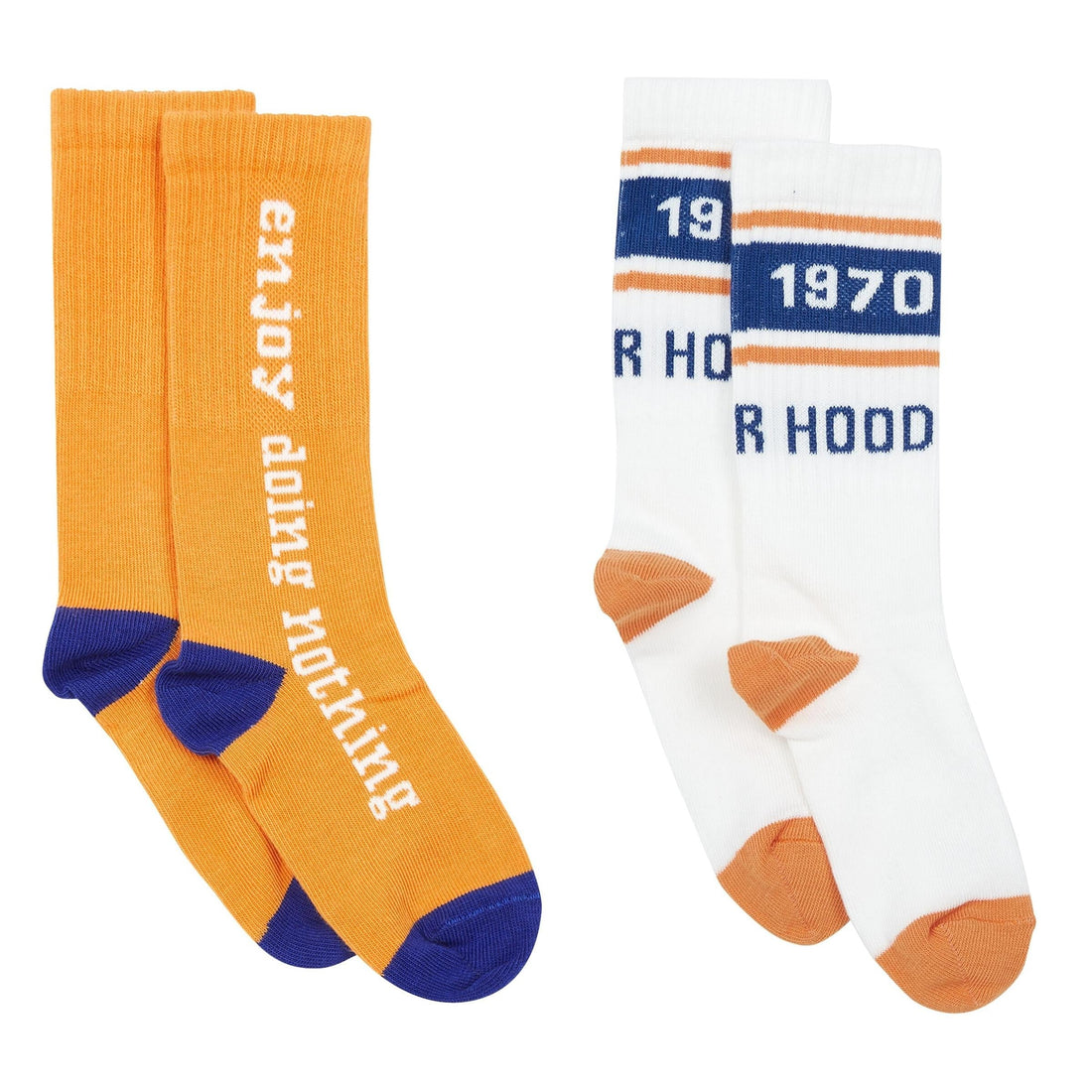 Hundred Pieces accessories Hundred Pieces White Pack 2 Pairs Of Socks Enjoy Brother Hood
