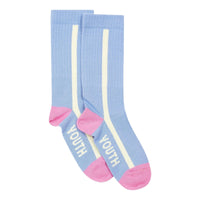 Hundred Pieces accessories Hundred Pieces White Pack 2 Pairs Of Socks Thank Youth Rainbow