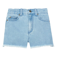 Hundred Pieces bottoms Hundred Pieces Bleached Blue Denim Shorts