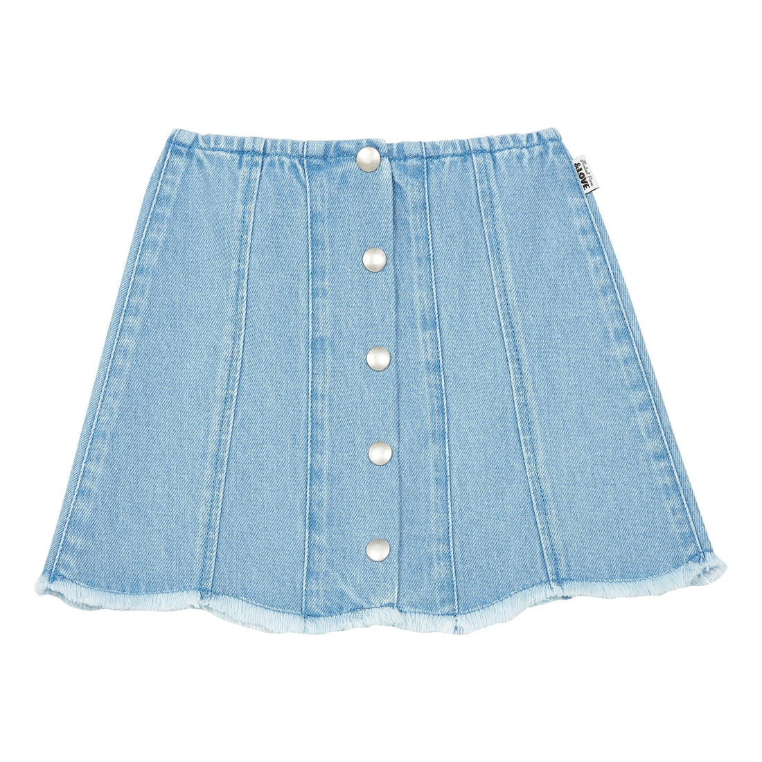 Hundred Pieces bottoms Hundred Pieces Bleached Blue Short Skirt Denim