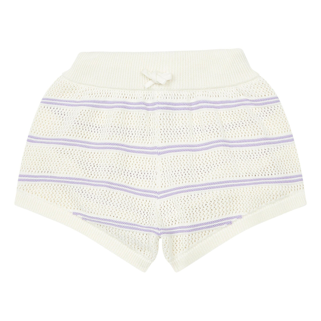 Hundred Pieces bottoms Hundred Pieces Off White Knitted Shorts