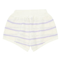 Hundred Pieces bottoms Hundred Pieces Off White Knitted Shorts