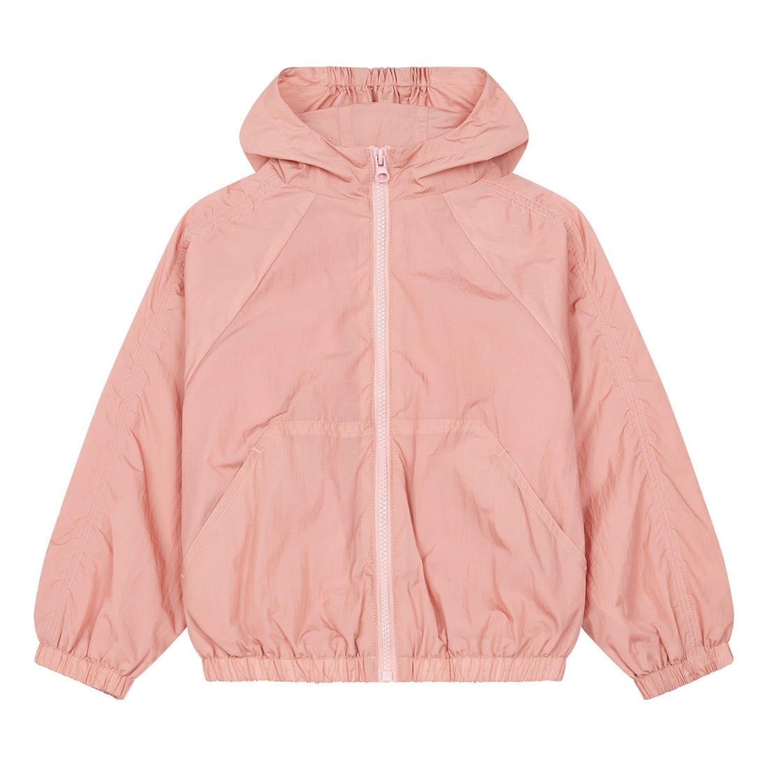 Hundred Pieces Outerwear Hundred Pieces Blush Hooded Windbreaker