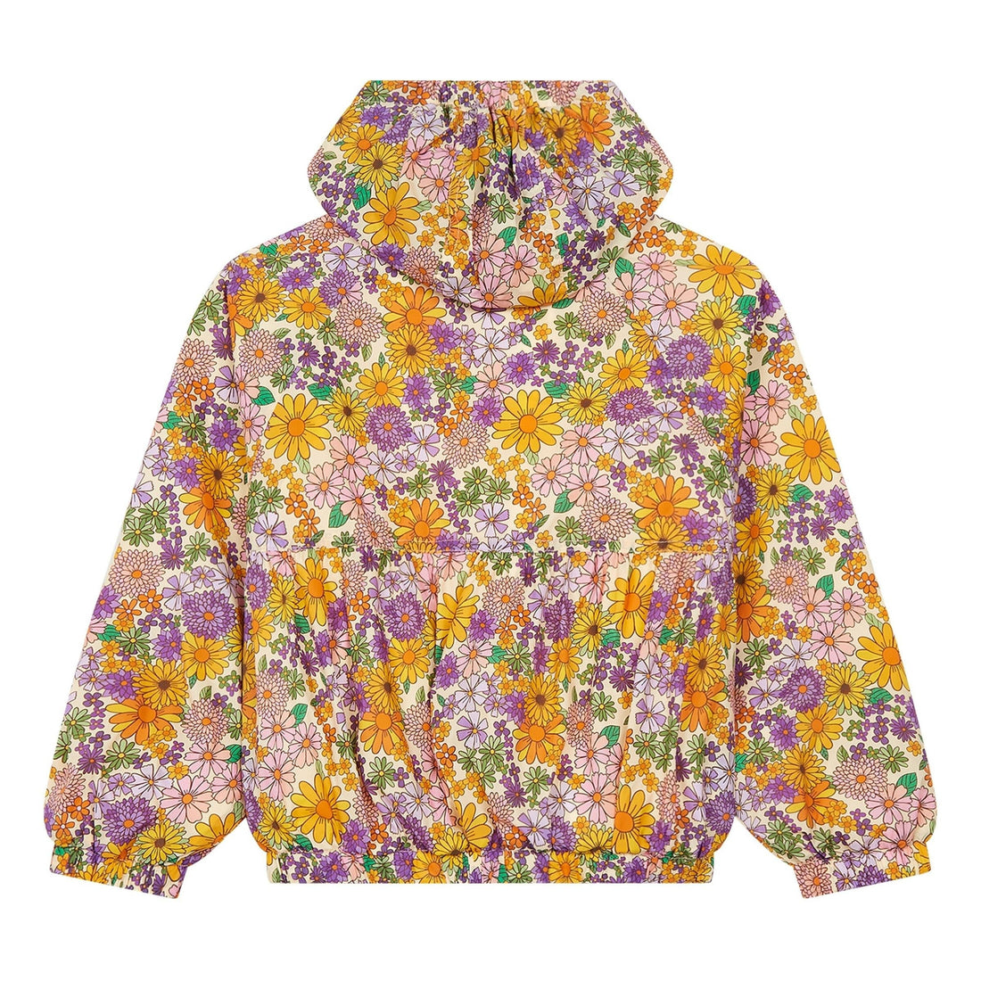 Hundred Pieces Outerwear Hundred Pieces Flowers Hooded Windbreaker