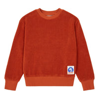 Hundred Pieces sweatshirts Hundred Pieces Burnt Orange Terry Cloth Sweatshirt