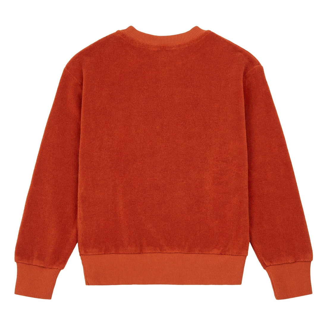 Hundred Pieces sweatshirts Hundred Pieces Burnt Orange Terry Cloth Sweatshirt
