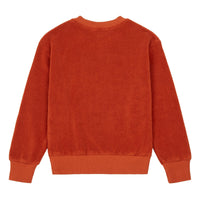 Hundred Pieces sweatshirts Hundred Pieces Burnt Orange Terry Cloth Sweatshirt