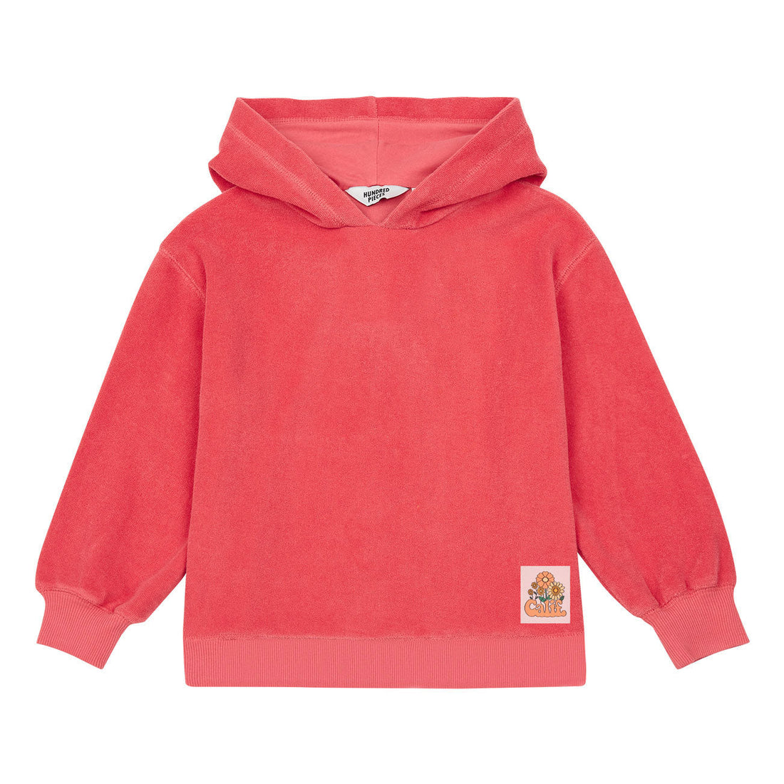 Hundred Pieces sweatshirts Hundred Pieces Coral Terry Cloth Hoodie