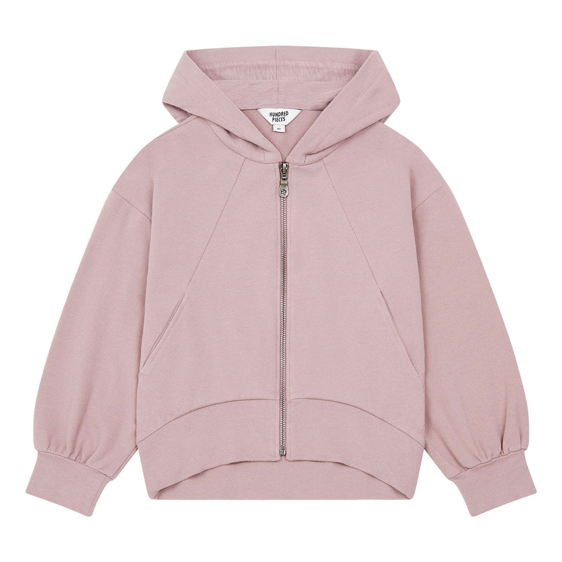 Hundred Pieces sweatshirts Hundred Pieces Dried Lilac Cotton Zip-Up Solar Hoodie