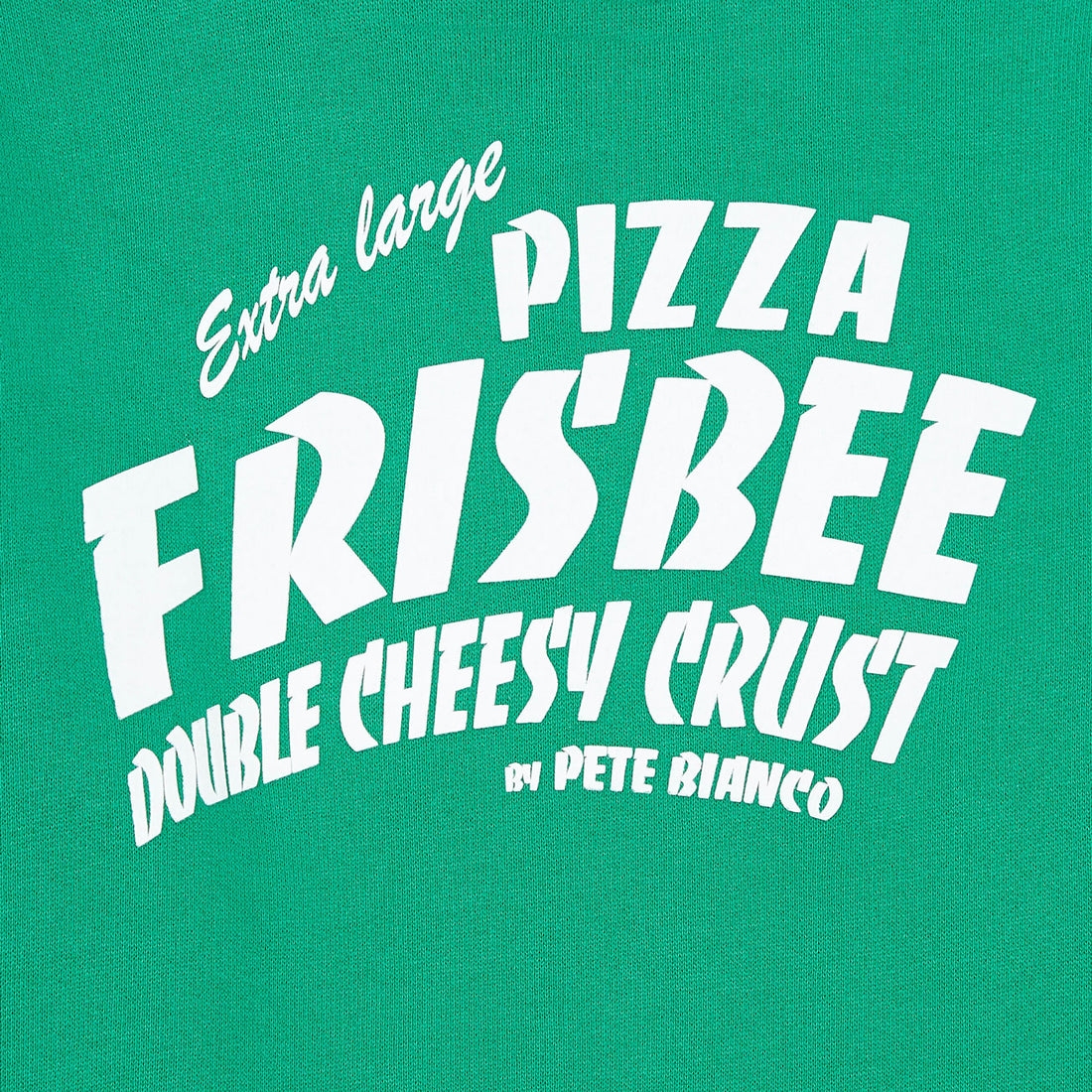 Hundred Pieces sweatshirts Hundred Pieces Green Pizza Frisbee Sweatshirt