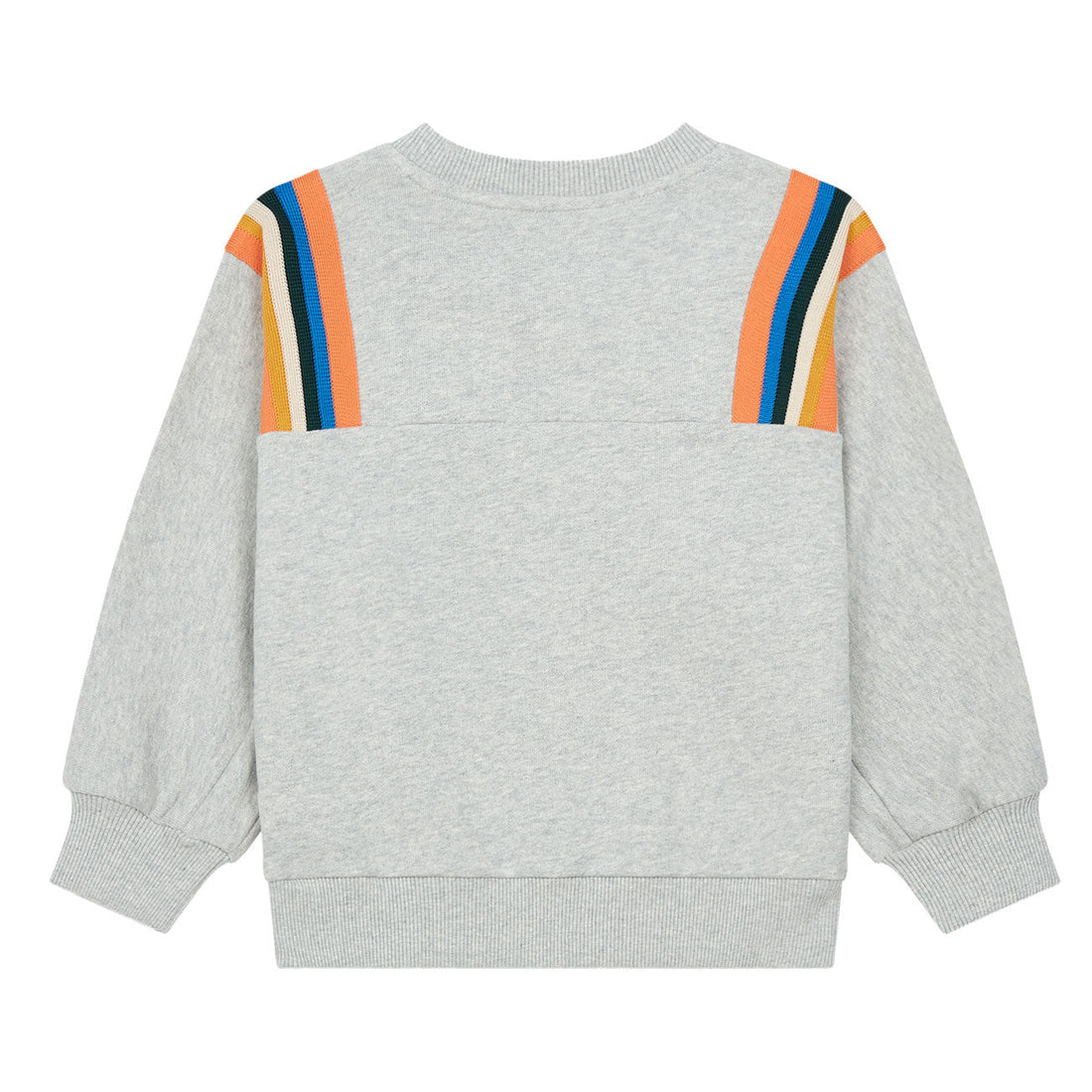 Hundred Pieces sweatshirts Hundred Pieces Light Heather Grey Cotton Sweatshirt With Cut-Out