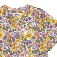 Hundred Pieces tees Hundred Pieces Flowers Cotton Cropped T-Shirt