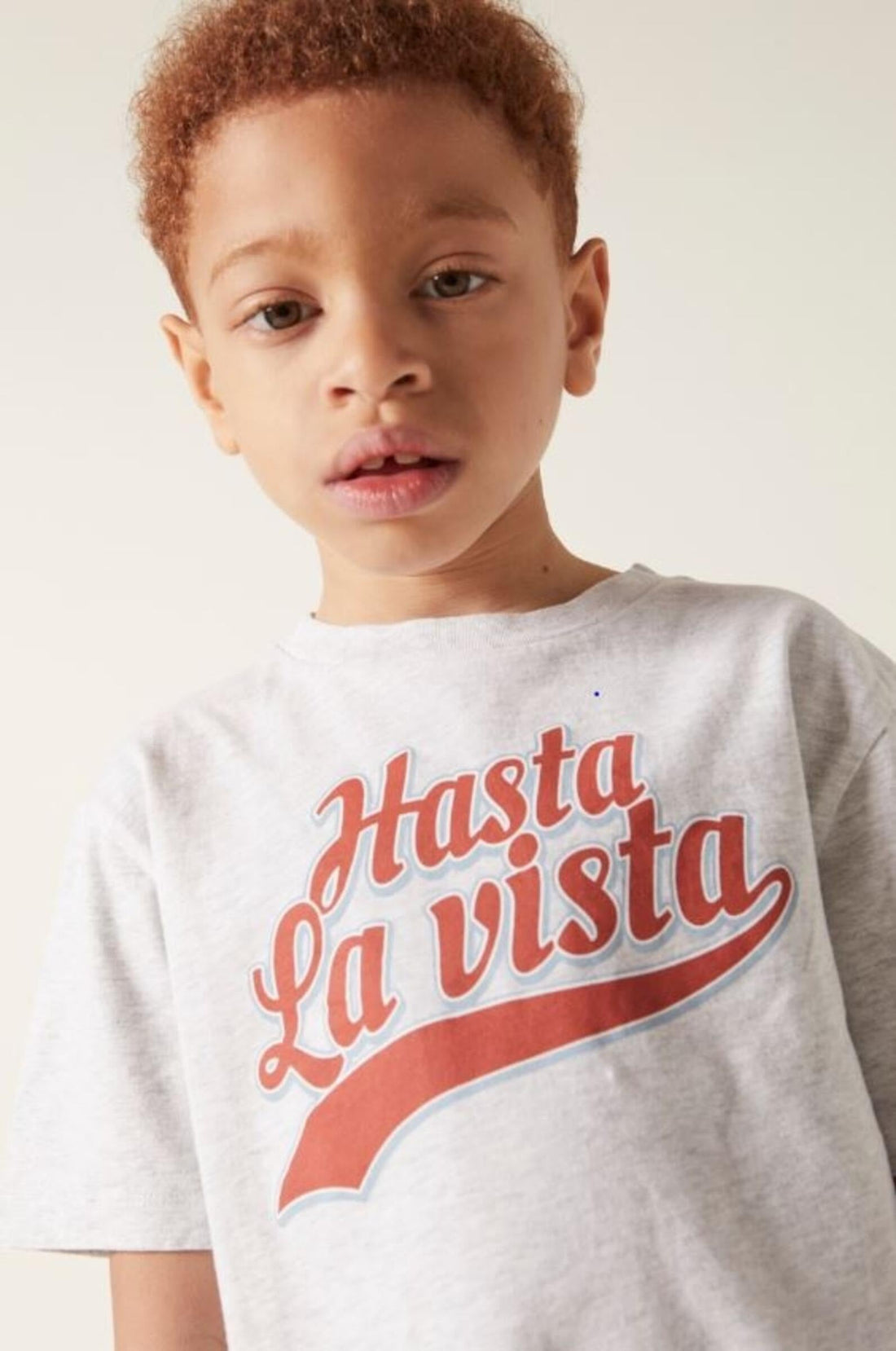Hundred Pieces tees Hundred Pieces Light Heather Hasta La Vista T-Shirt