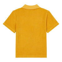 Hundred Pieces tees Hundred Pieces Marigold Terry Cloth Polo Shirt