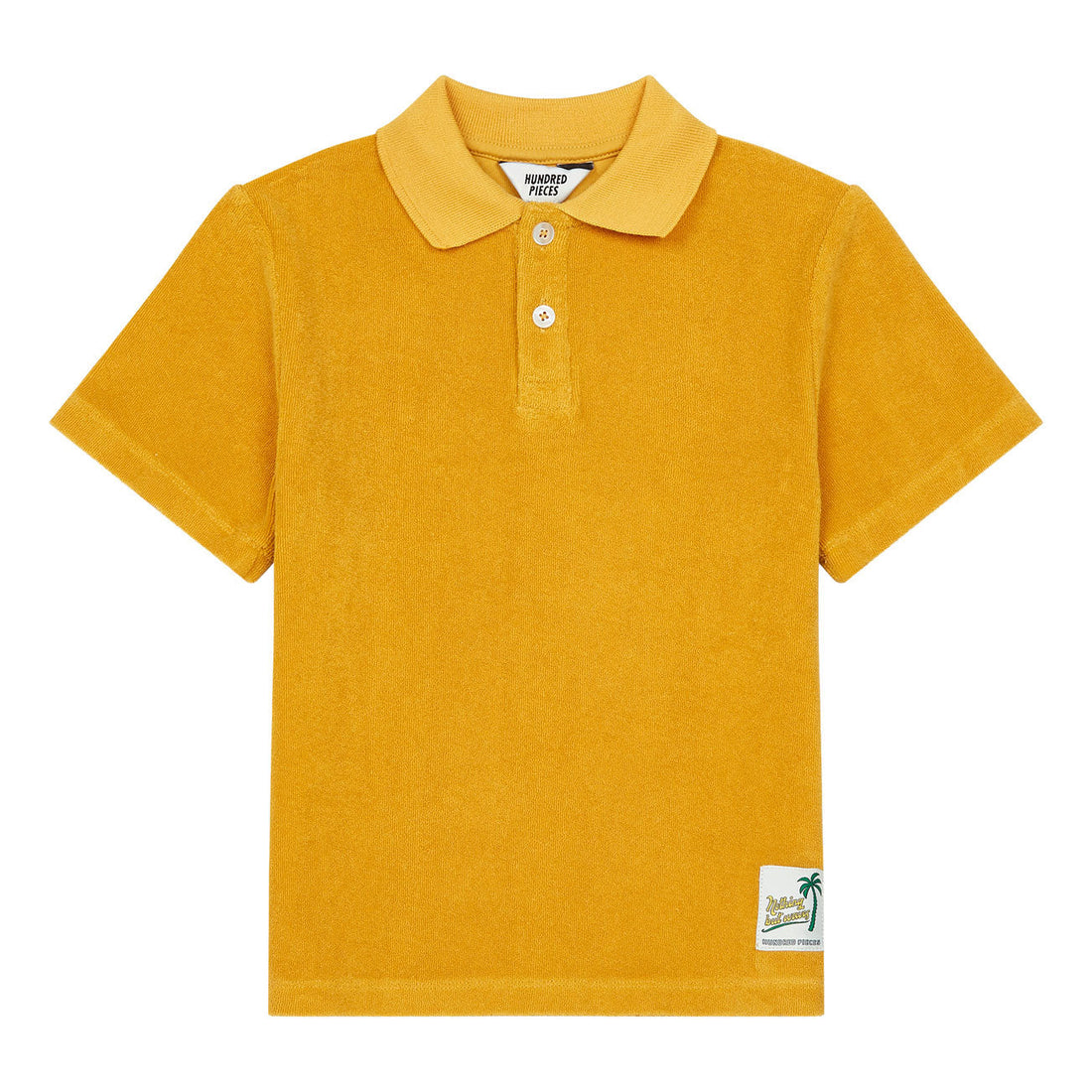 Hundred Pieces tees Hundred Pieces Marigold Terry Cloth Polo Shirt