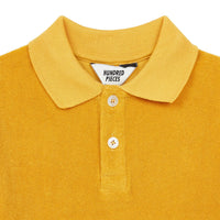 Hundred Pieces tees Hundred Pieces Marigold Terry Cloth Polo Shirt