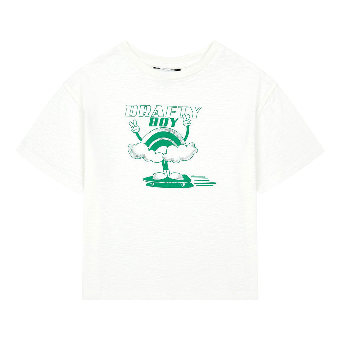 Hundred Pieces tees Hundred Pieces Off White Drafty Boy T-Shirt