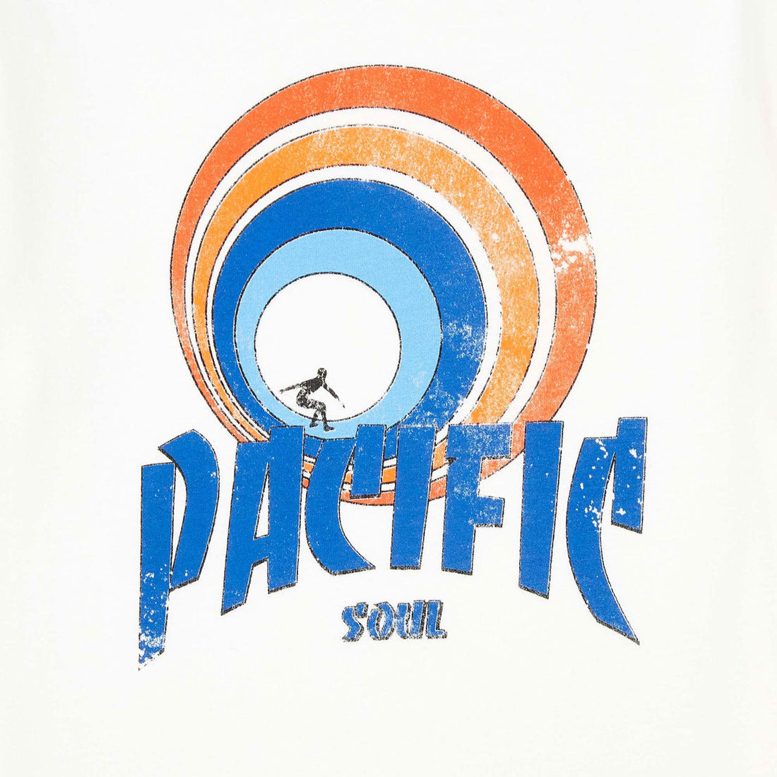 Hundred Pieces tees Hundred Pieces Off White Pacific Soul T-Shirt
