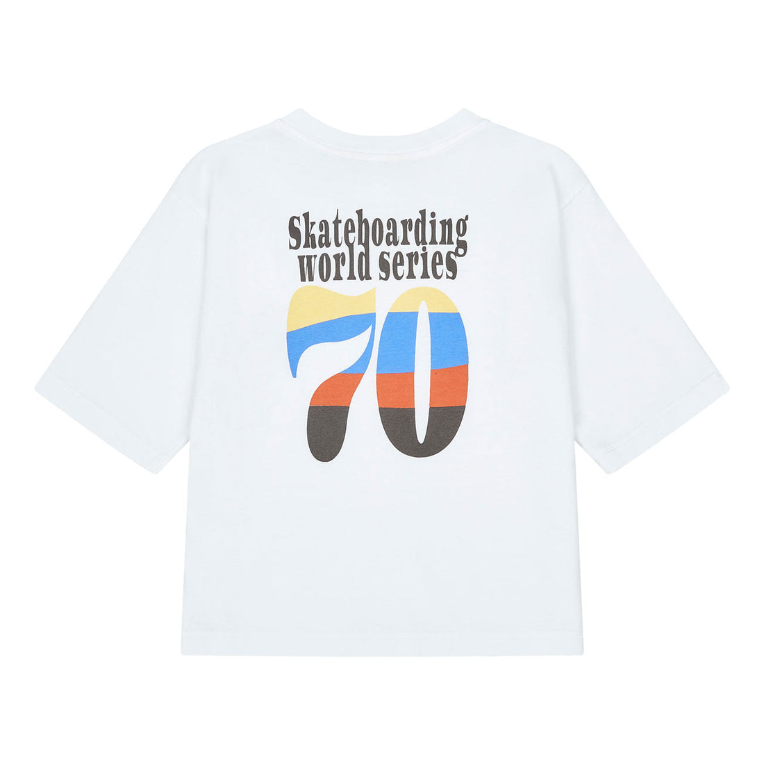 Hundred Pieces tees Hundred Pieces Optical White Skateboarding T-Shirt