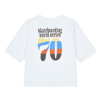 Hundred Pieces tees Hundred Pieces Optical White Skateboarding T-Shirt