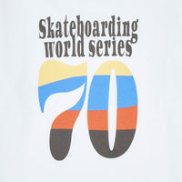 Hundred Pieces tees Hundred Pieces Optical White Skateboarding T-Shirt