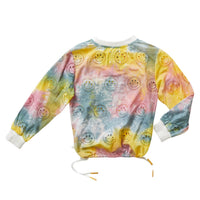 Hey kid Smiley Face Eyelet Top