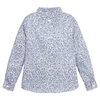 IKKS Coral Reef Navy Button Down Shirt