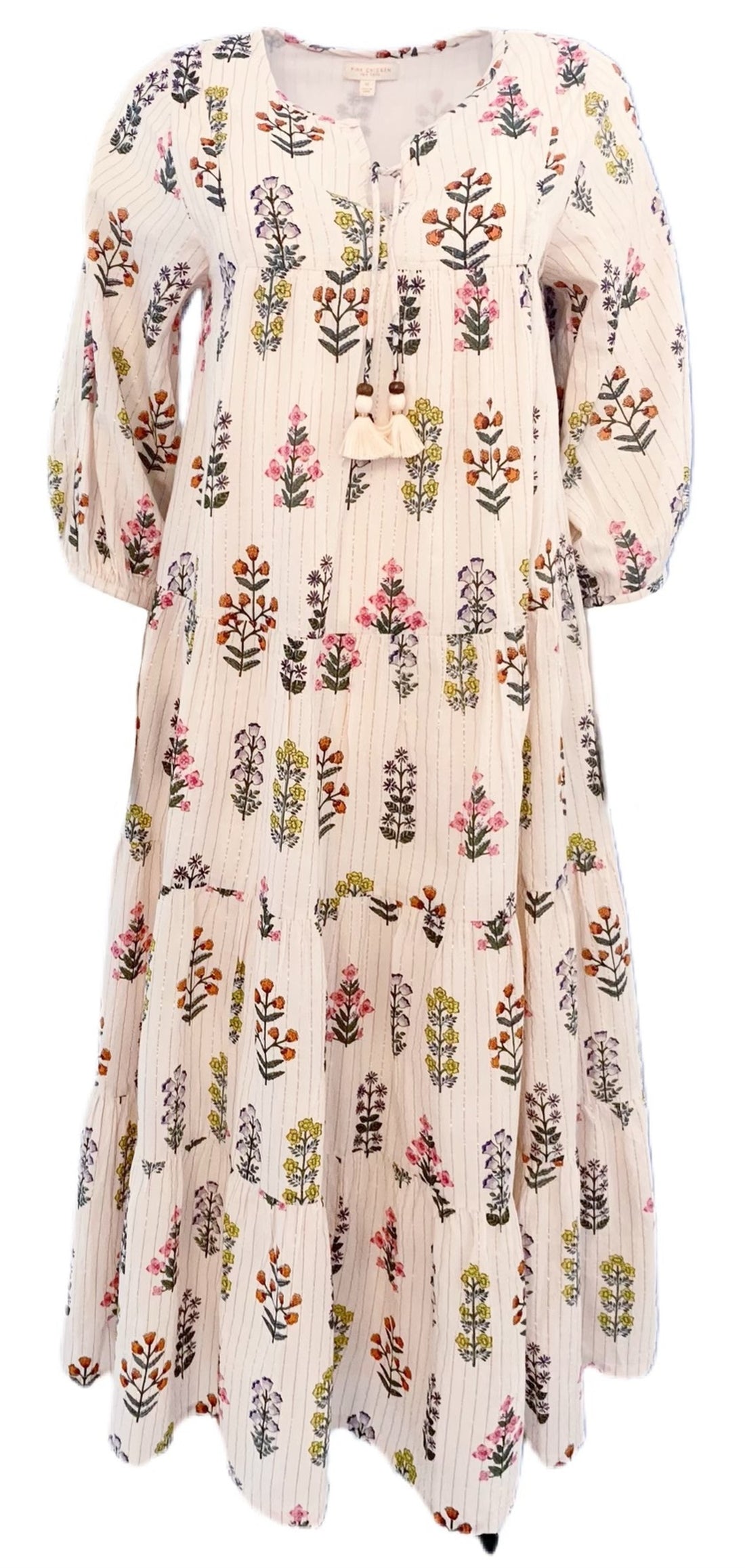 Pink Chicken Cloud Pink Field Floral Indira Dress