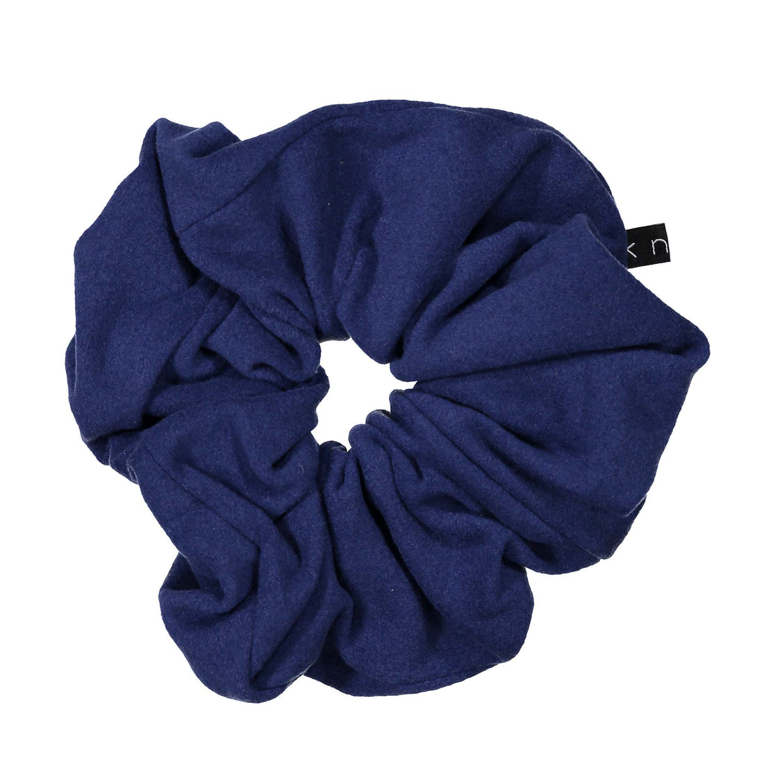 Knot Hairbands Felt Scrunchie // Cobalt