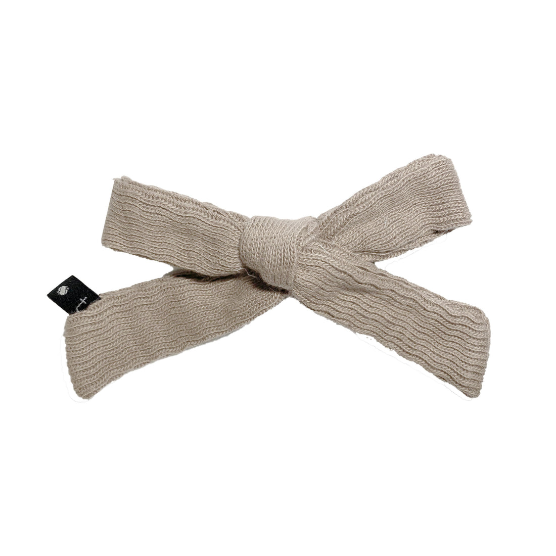 Knot Hairbands Knit Bow Clip // Cream