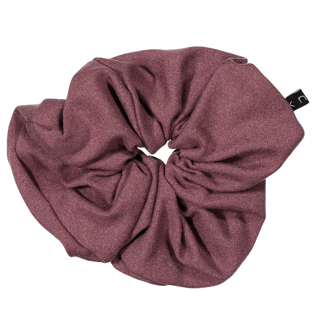 Knot Hairbands Felt Scrunchie // Plum