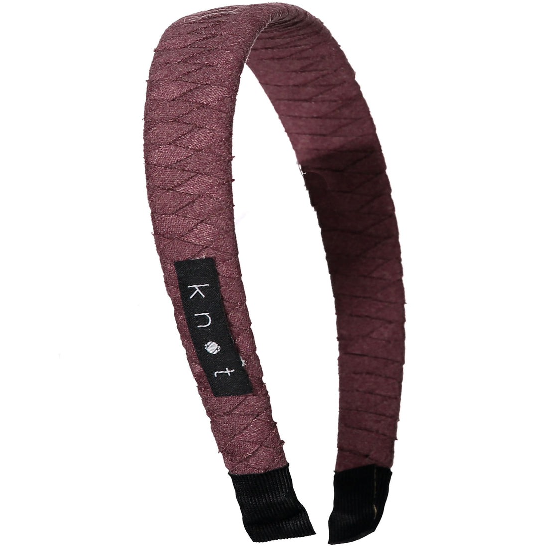 Knot Hairbands Felt Braided Headband // Plum