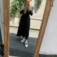 Ava and Lu Black Detailed Maxi Skirt
