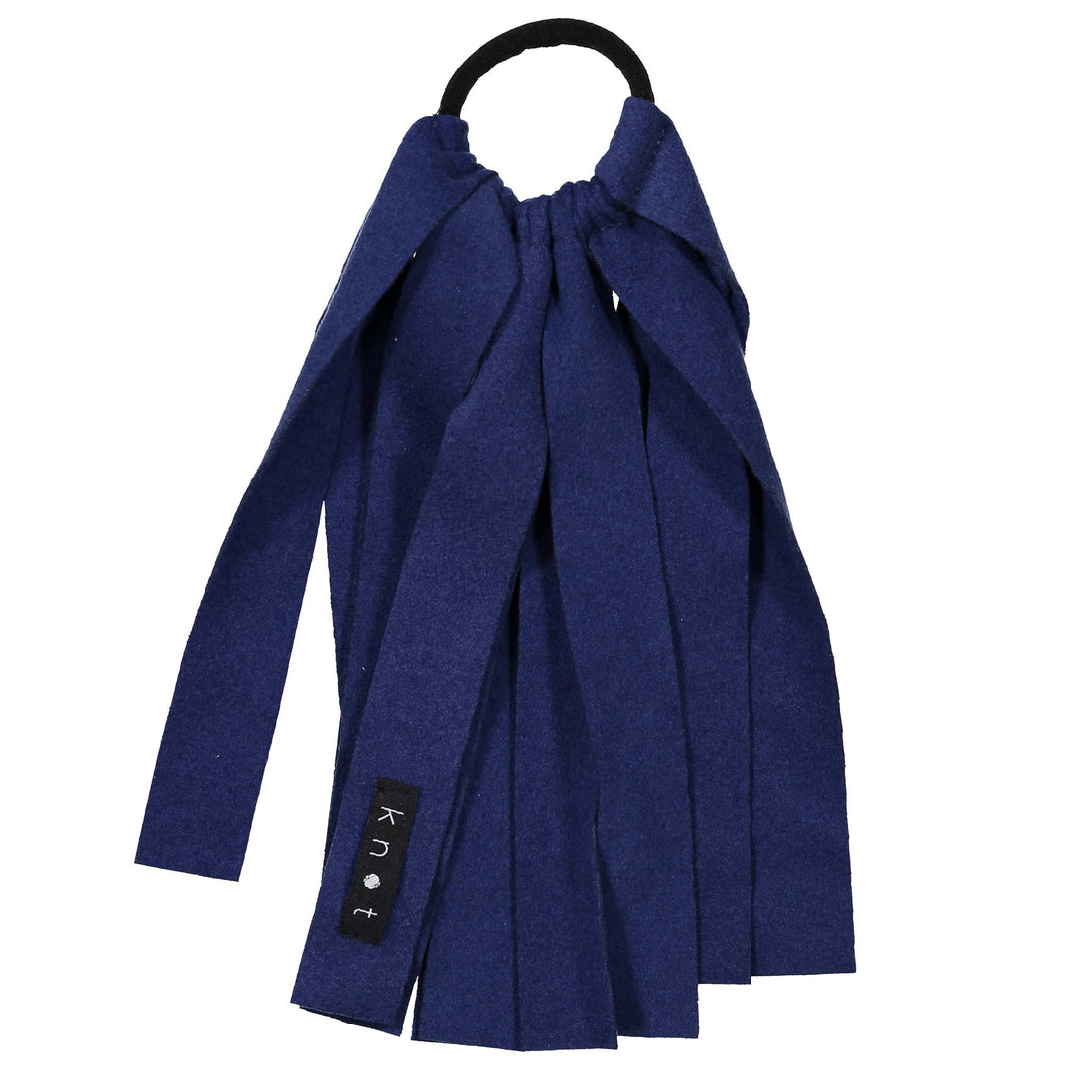 Knot Hairbands Felt Hairtie // Cobalt