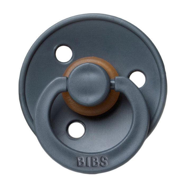 Mushie Iron Bibs Pacifier