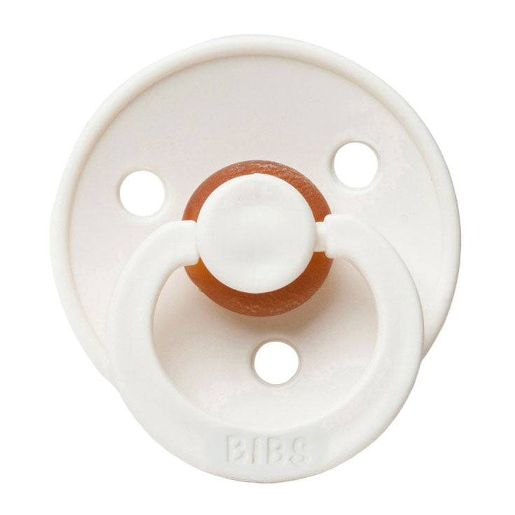 Mushie Ivory Bibs Pacifier