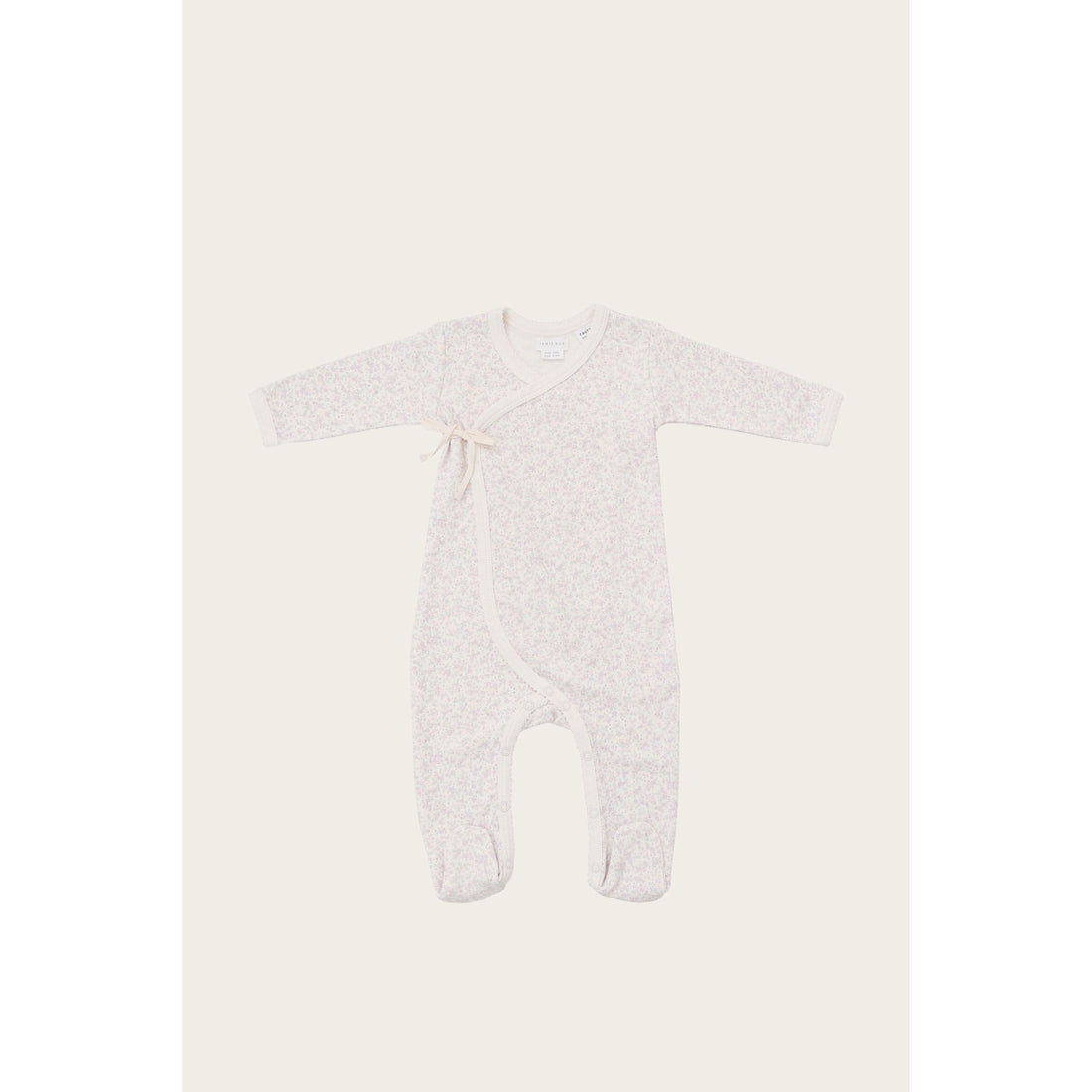 Jamie Kay footies Jamie Kay  Hana Floral Organic Cotton Wrap Onepiece