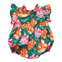 Pink Chicken Evergreen Oversized Floral Jennifer Romper