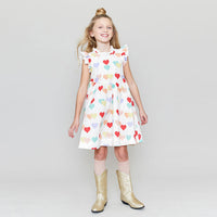 Pink Chicken Multi Hearts Jennifer Dress